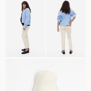 Size 12 white maternity jeans